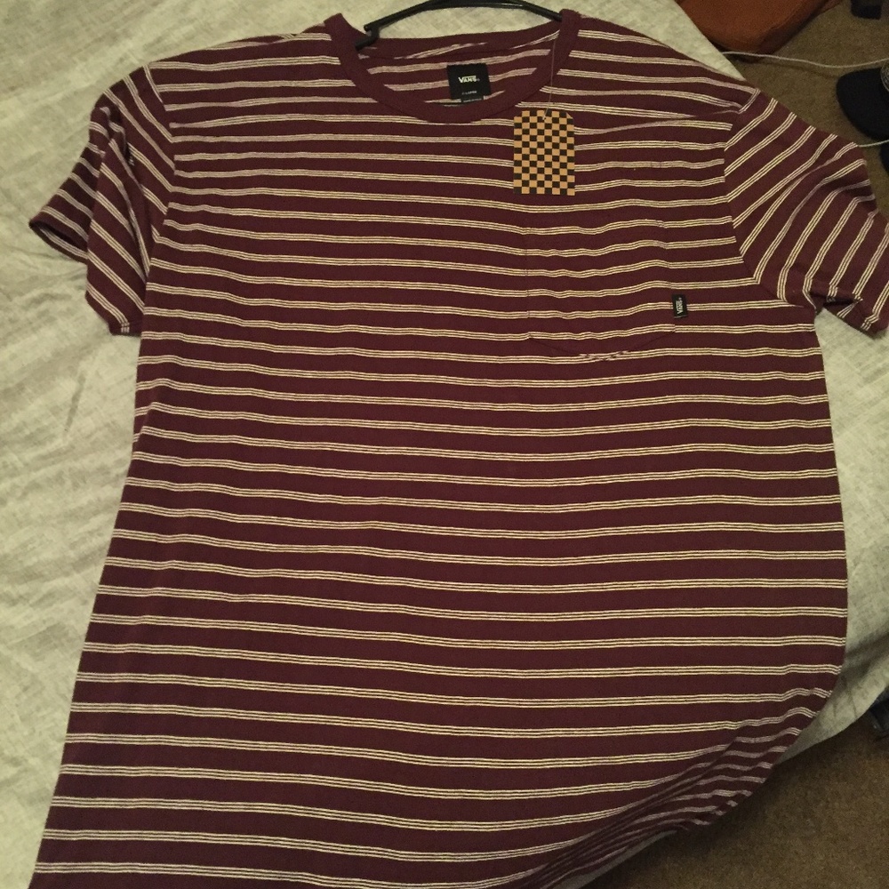 Brand New VANS Striped T shirt